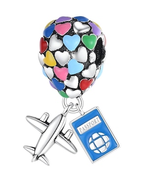 Charm de globo Xtellar de plata P 925