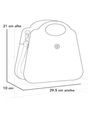 Bolsa satchel Prada para mujer