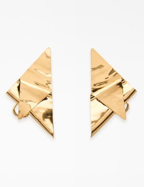 Aretes cortos triangulares Adolfo Dominguez