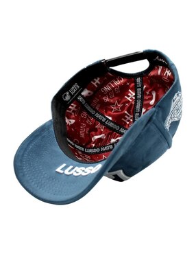 Gorra visera curva snapback casual Lusso Red Phone para hombre