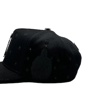 Gorra visera curva snapback casual Big Boss San Judas Crystal para hombre