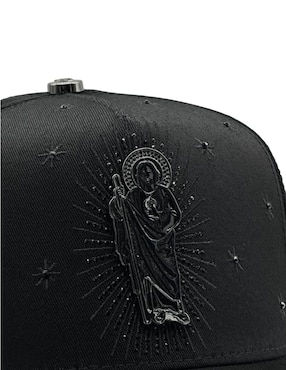 Gorra visera curva snapback casual Big Boss San Judas Crystal para hombre