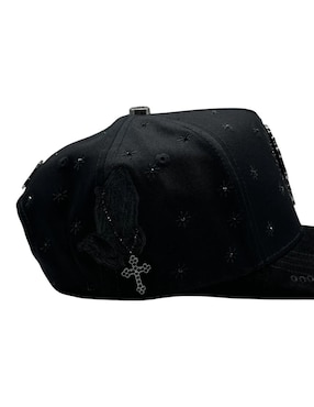 Gorra visera curva snapback casual Big Boss San Judas Crystal para hombre