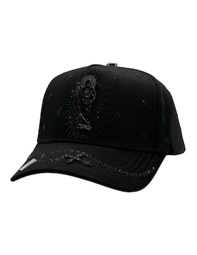Gorra visera curva snapback casual Big Boss San Judas Crystal para hombre