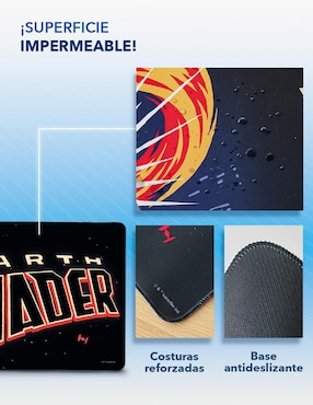 Mouse pad gamer Gairet con antideslizante