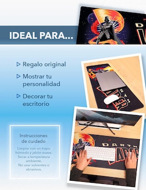 Mouse pad gamer Gairet con antideslizante