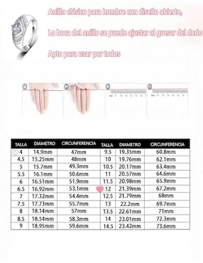 Anillo Belug circonita