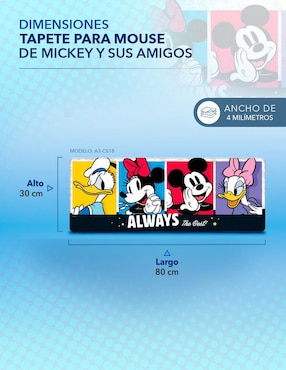 Mouse pad gamer Gairet con antideslizante