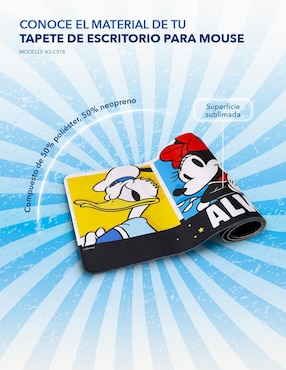 Mouse pad gamer Gairet con antideslizante
