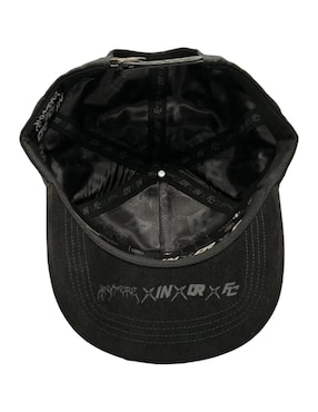 Gorra visera curva snapback casual Innedit Genesis Black para hombre