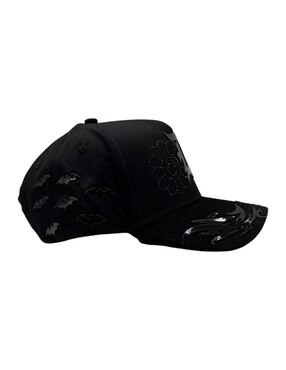 Gorra visera curva snapback casual Innedit Genesis Black para hombre