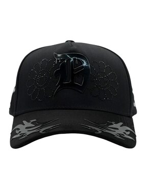 Gorra visera curva snapback casual Innedit Genesis Black para hombre
