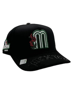 Gorra visera curva snapback casual Big Boss México Rosas para hombre