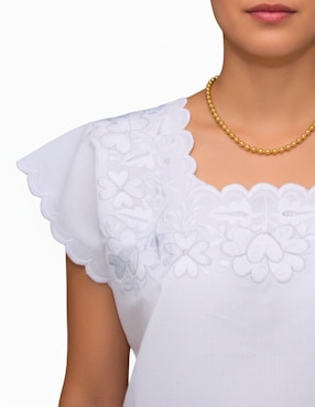 Vestido a la rodilla casual Teya Artesanal para mujer