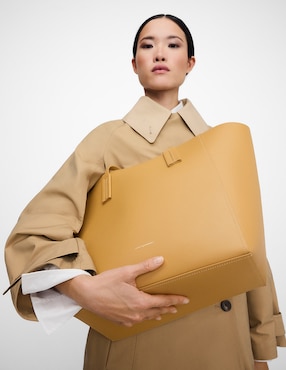 Bolsa shopper Adolfo Dominguez de piel para mujer