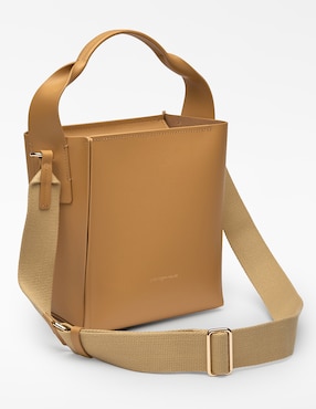 Bolsa shoulder Adolfo Dominguez de piel para mujer