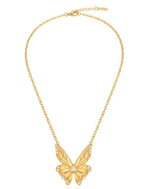 Collar de mariposa Xtellar de oro 18 K