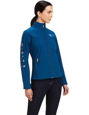 Chamarra rompevientos Ariat impermeable para mujer