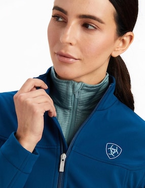 Chamarra rompevientos Ariat impermeable para mujer