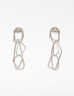 Aretes largos Adolfo Dominguez