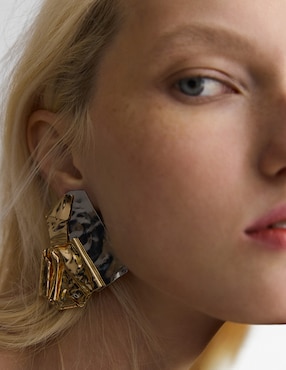 Aretes largos Adolfo Dominguez
