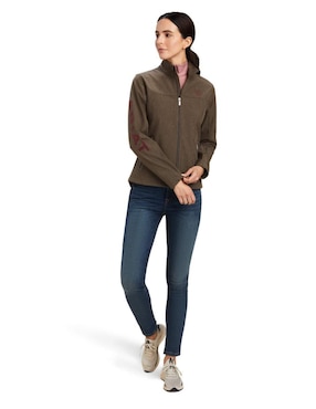 Chamarra rompevientos Ariat impermeable para mujer