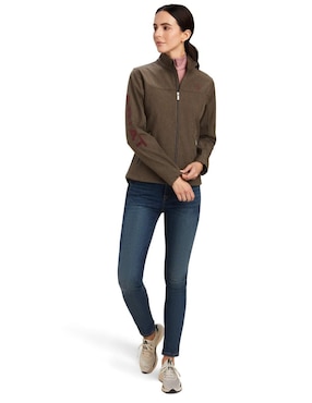 Chamarra rompevientos Ariat impermeable para mujer