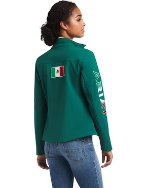 Chamarra rompevientos Ariat impermeable para mujer