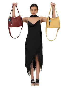 Bolsa shoulder Prada de piel vegana para mujer