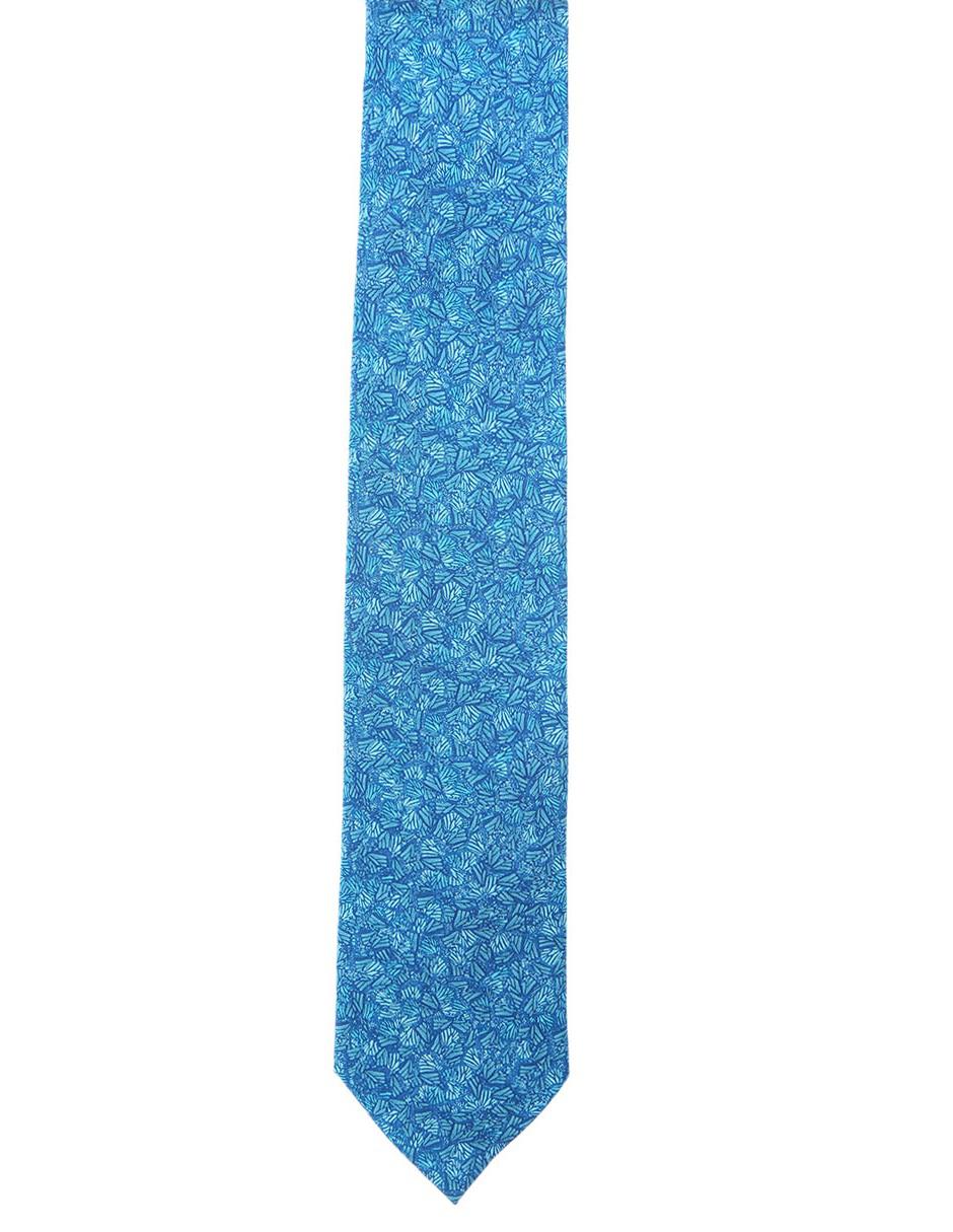 Corbata regular de seda gráfico para hombre 2