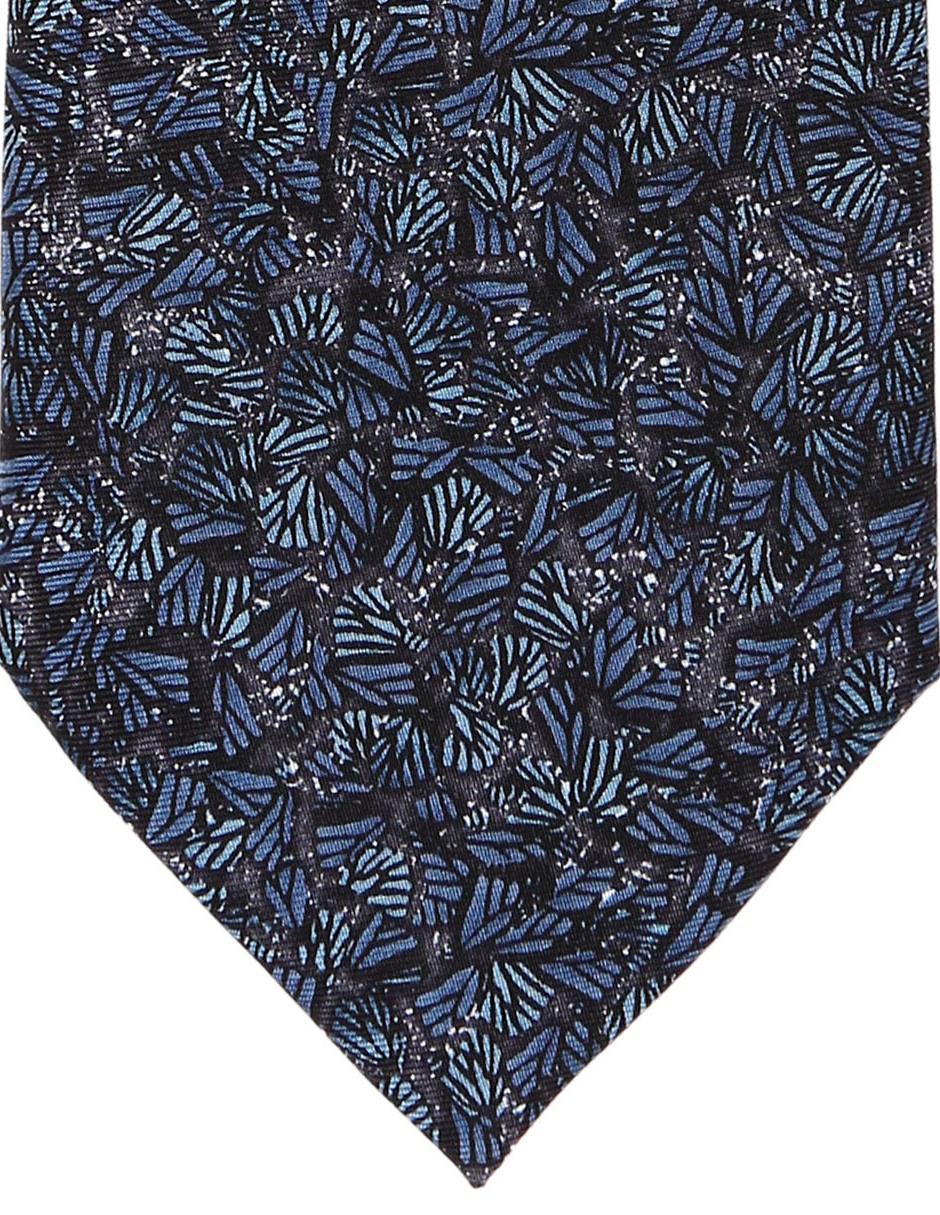 Corbata regular de seda gráfico para hombre