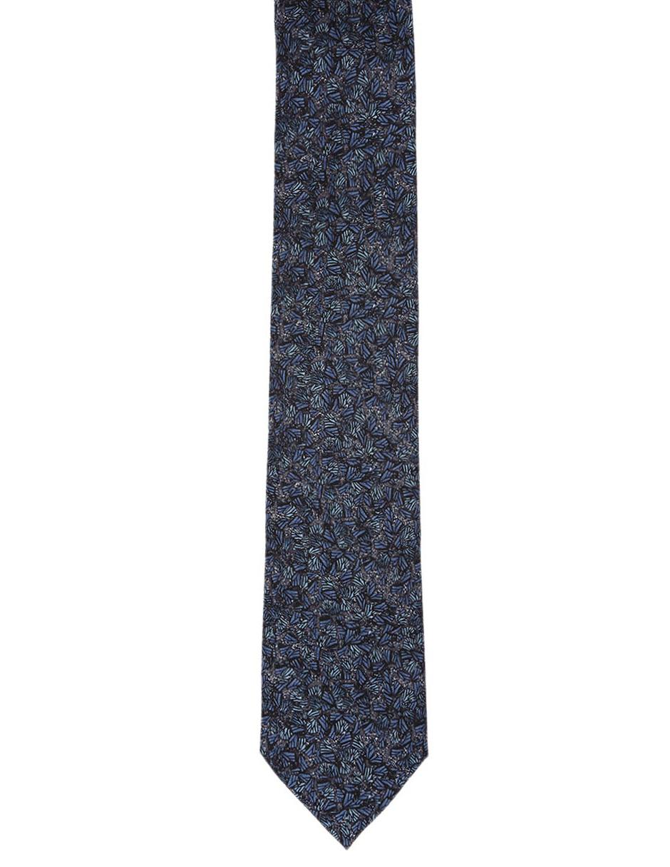 Corbata regular de seda gráfico para hombre 2