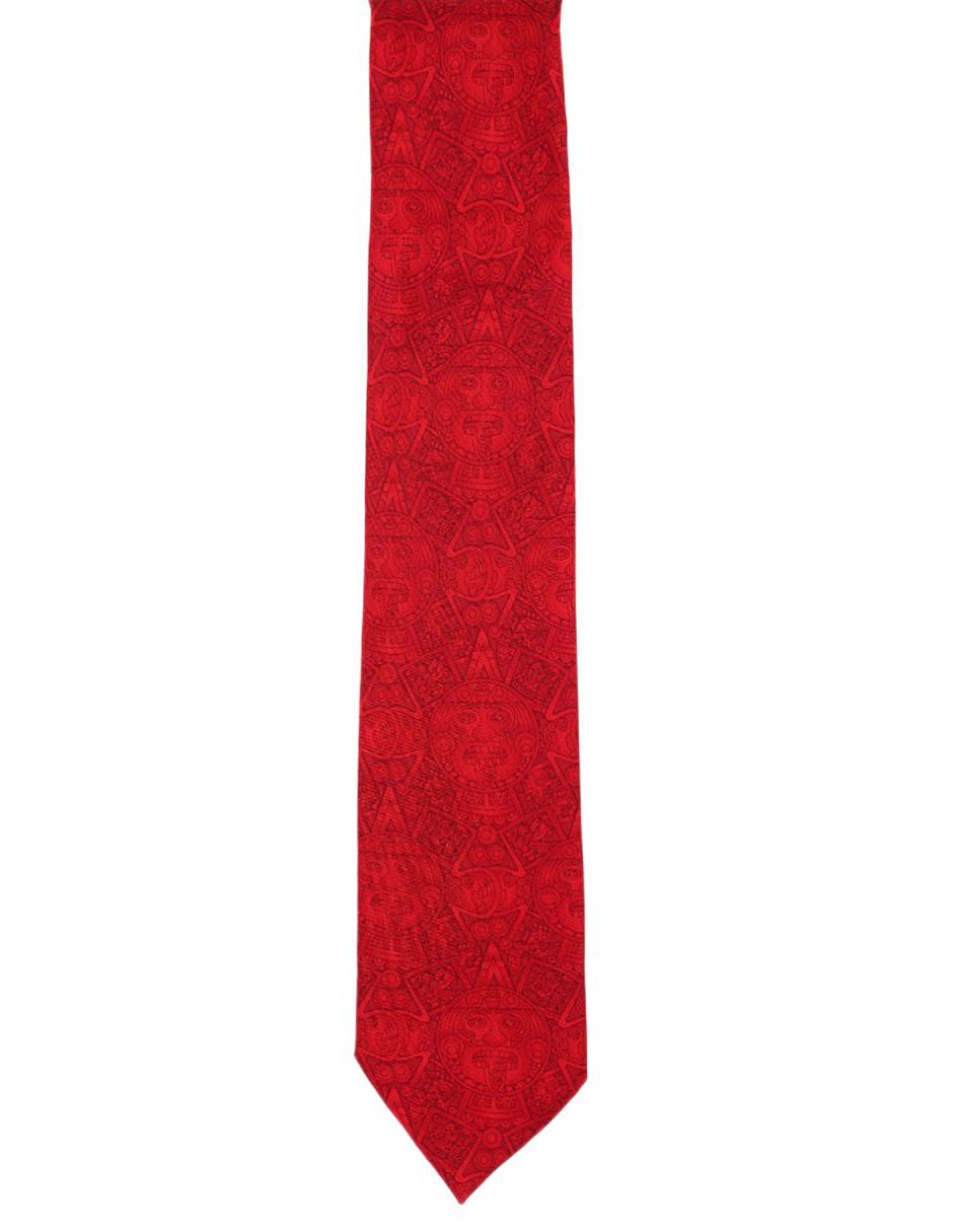 Corbata regular de seda gráfico para hombre