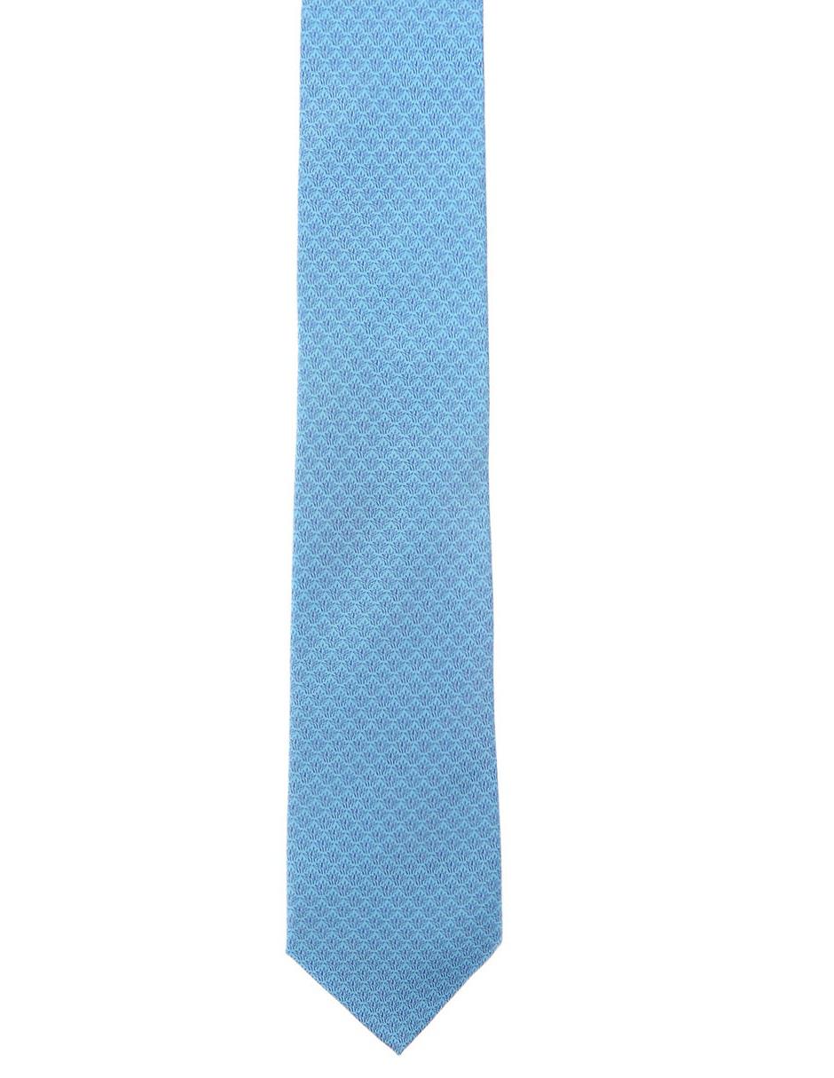 Corbata regular de seda gráfico para hombre 2
