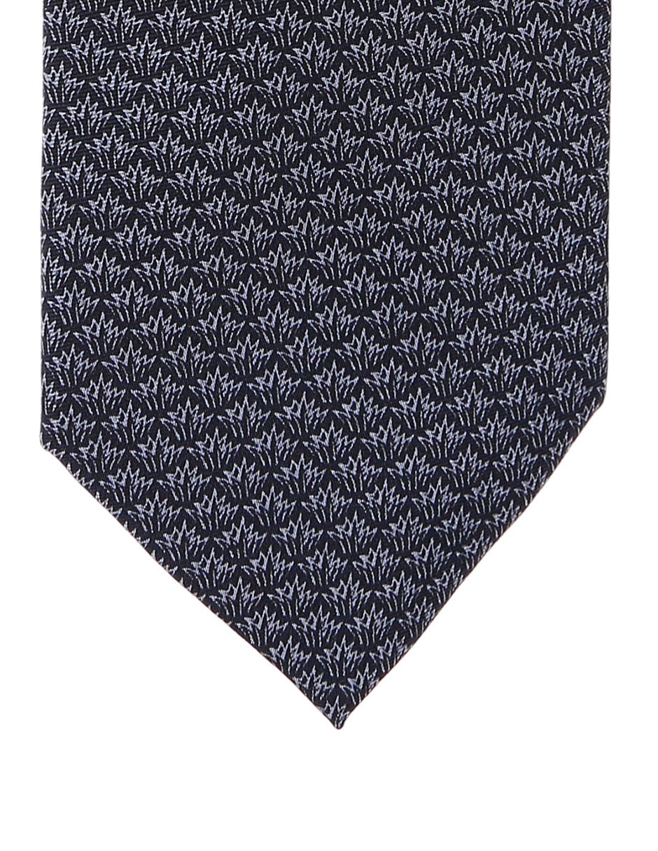 Corbata regular de seda gráfico para hombre Corbata regular de seda gráfico para hombre