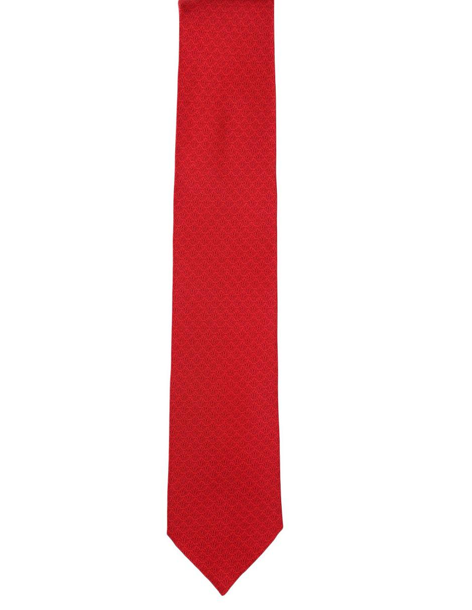 Corbata regular de seda gráfico para hombre 2