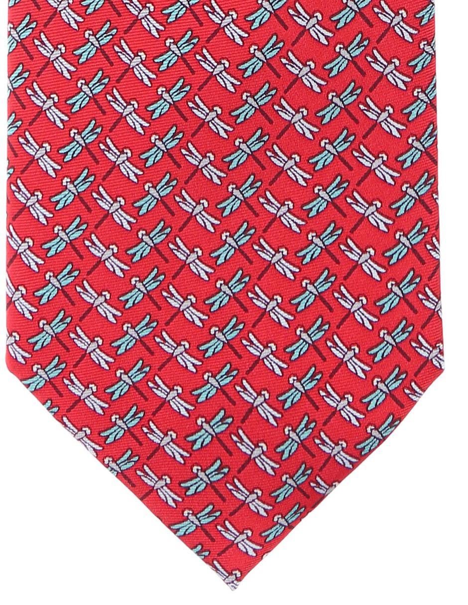 Corbata regular de seda gráfico para hombre