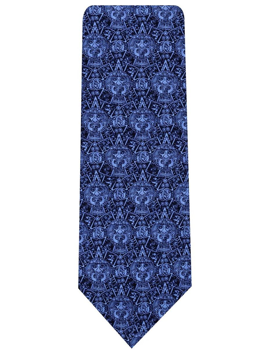 Corbata regular de seda gráfico para hombre 2