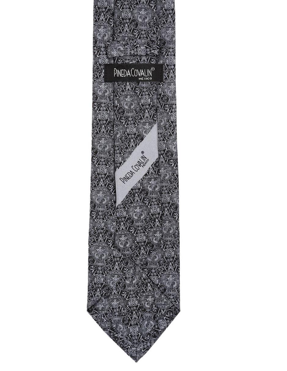 Corbata regular de seda gráfico para hombre 3