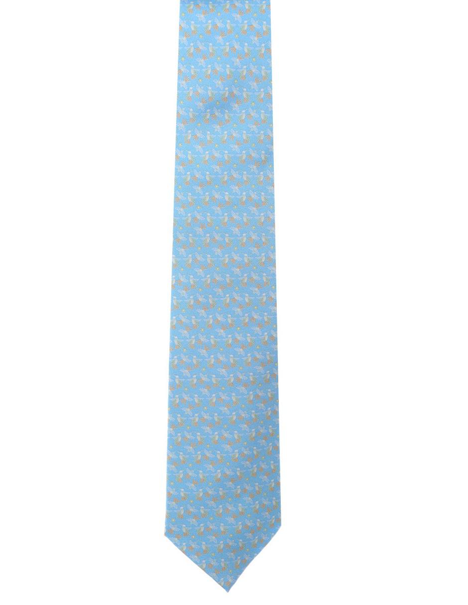 Corbata regular de seda gráfico para hombre 2