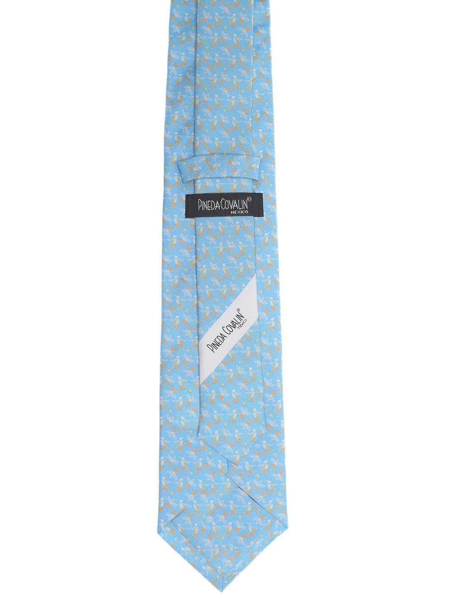 Corbata regular de seda gráfico para hombre 3