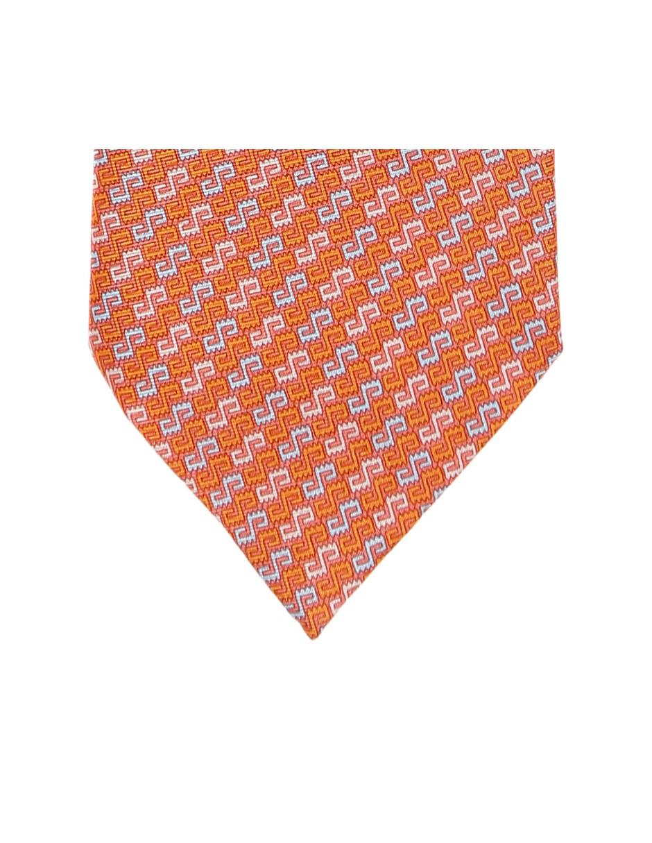 Corbata regular de seda gráfico para hombre 1