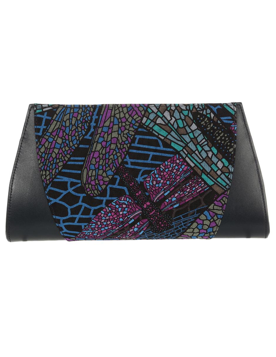 Bolsa clutch Sen Libélula de seda para mujer