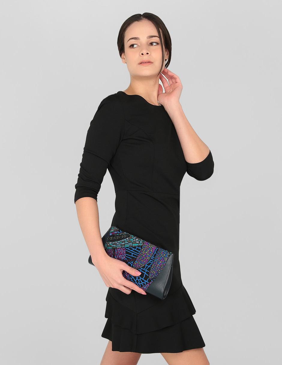 Bolsa clutch Sen Libélula de seda para mujer 5
