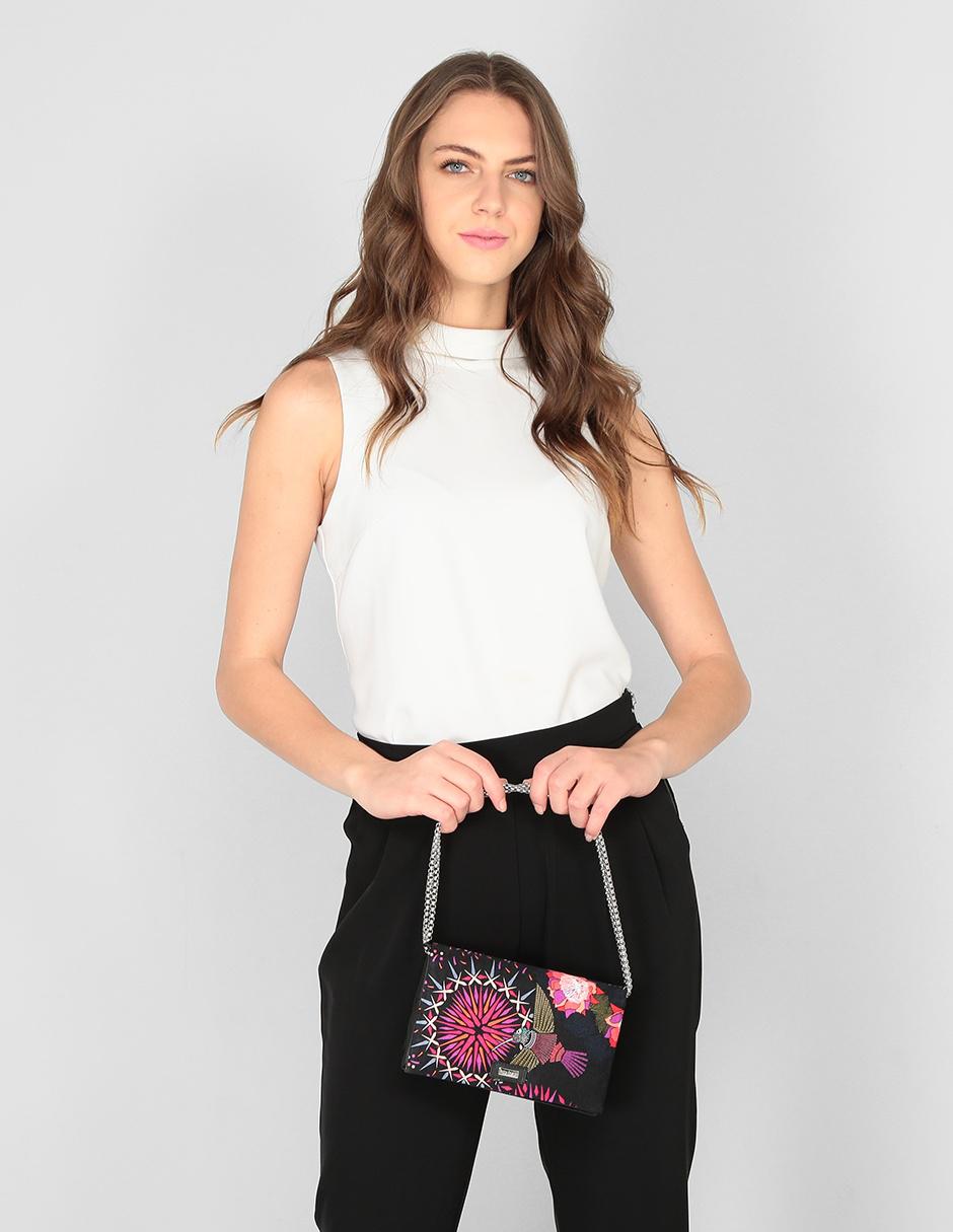 Bolsa messenger de piel para mujer 5