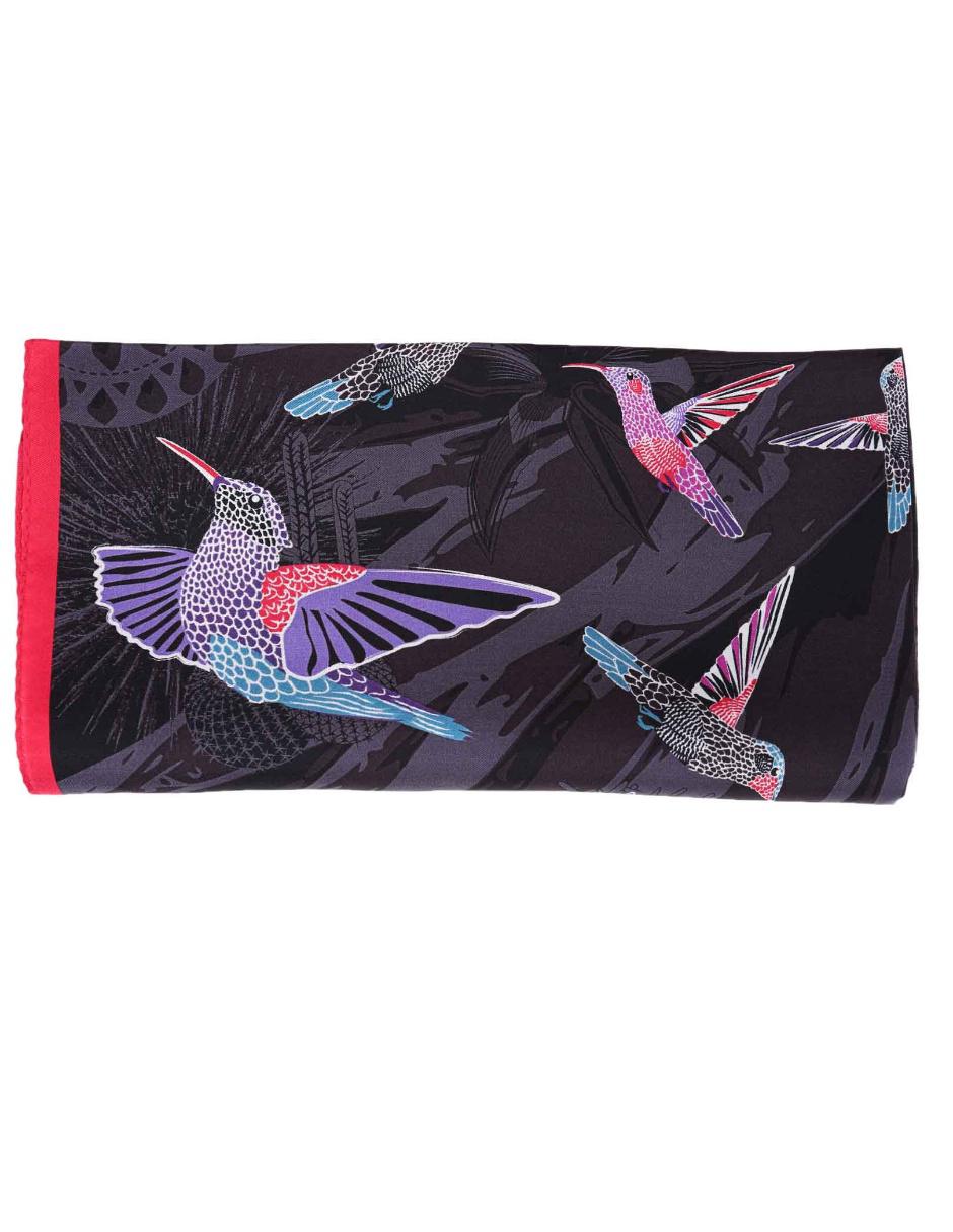 Pañuelo Colibrí Mensajero del Amor negro 2