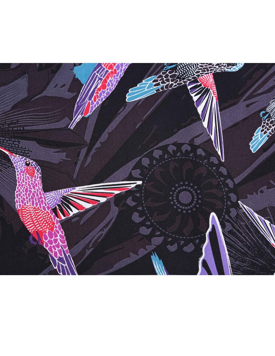 Pañuelo Colibrí Mensajero del Amor negro 4