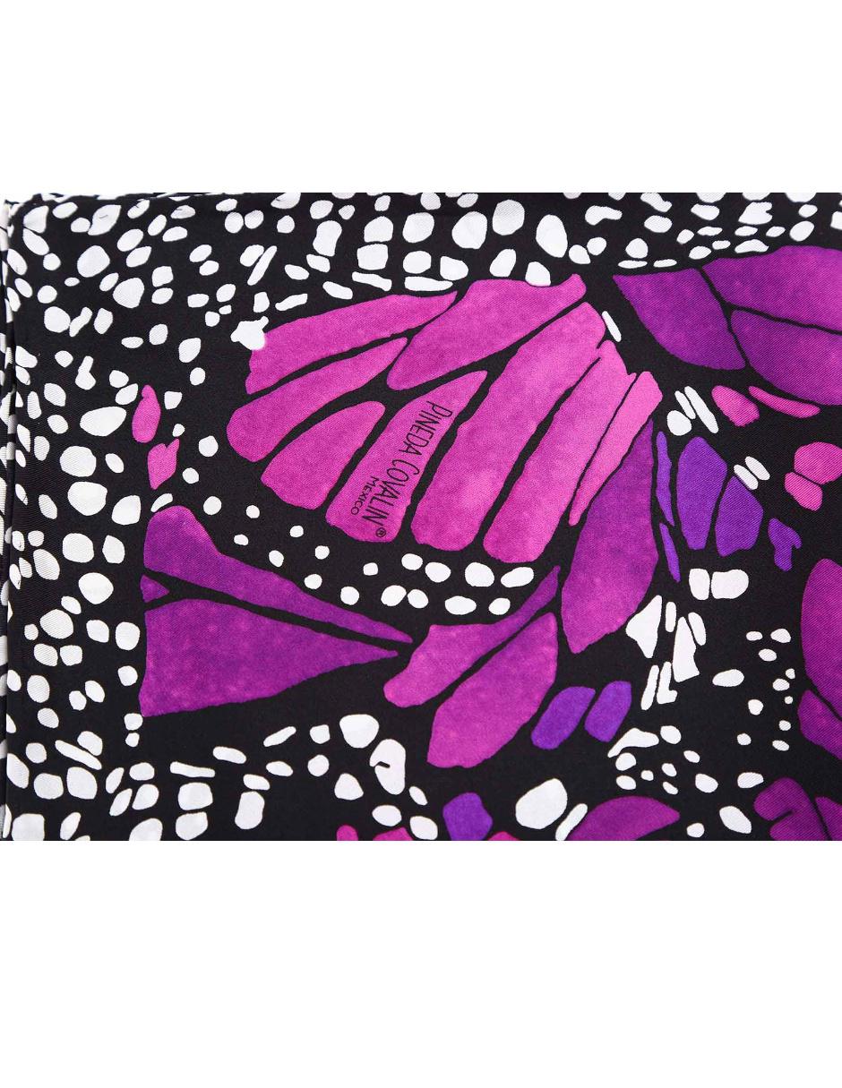 Mascada Mariposa Monarca morada 3