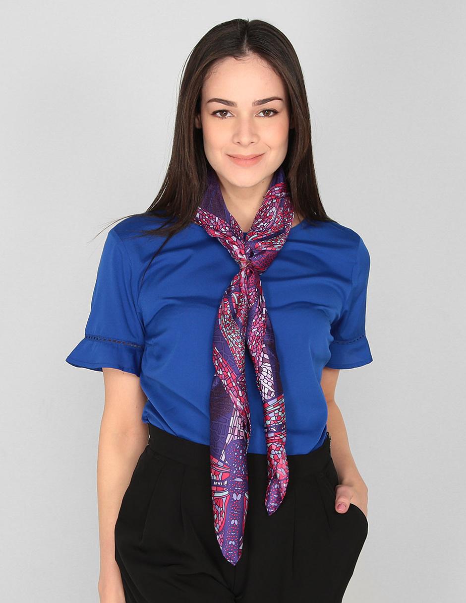 Mascada Libélula morada