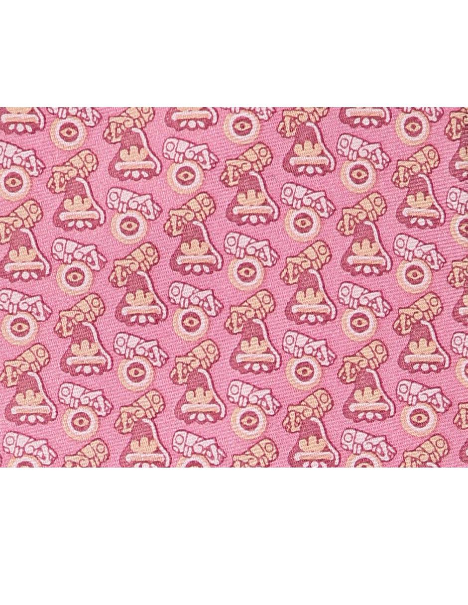 Corbata seda rosa 3